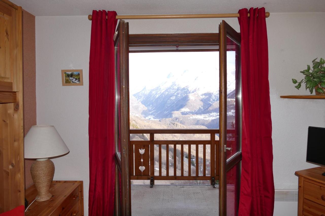 Studio Coin Montagne A Auris En Oisans Avec Vue Magnifique Exteriör bild