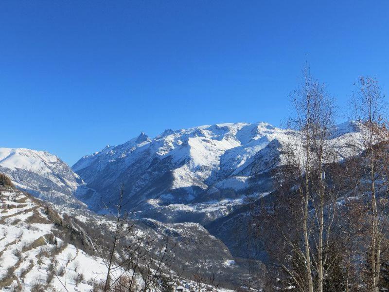 Studio Coin Montagne A Auris En Oisans Avec Vue Magnifique Exteriör bild