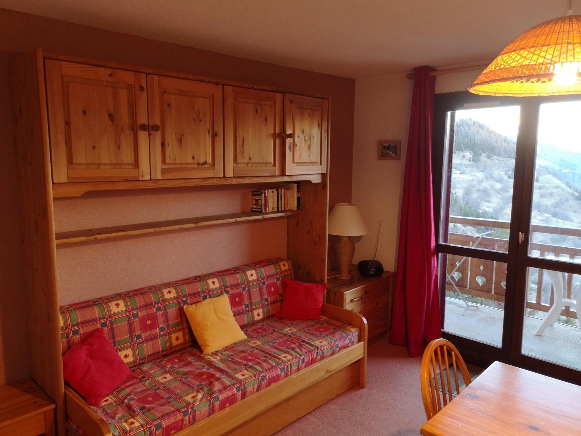 Studio Coin Montagne A Auris En Oisans Avec Vue Magnifique Exteriör bild